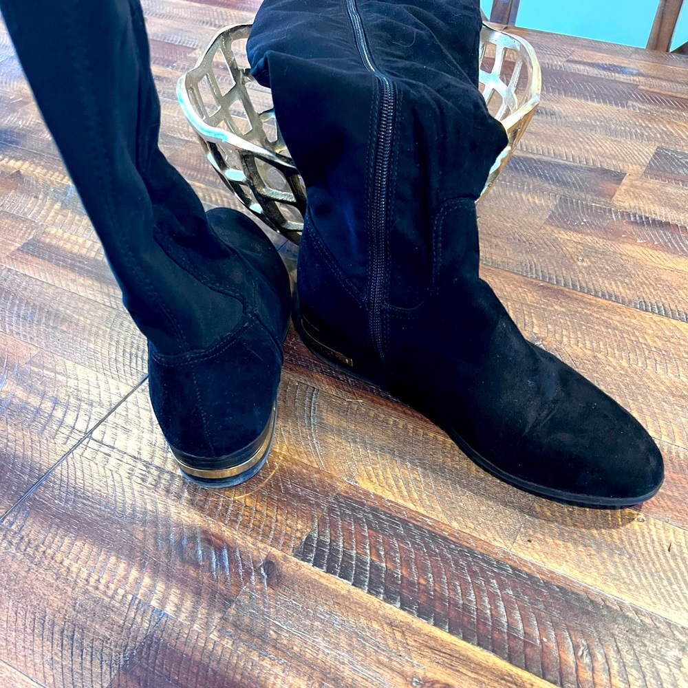 Marc Fisher suede knee high boots.